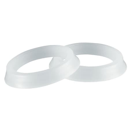 Plumbcraft 1-1/2 in. D Poly Tailpiece Washer 2PK 7520800T